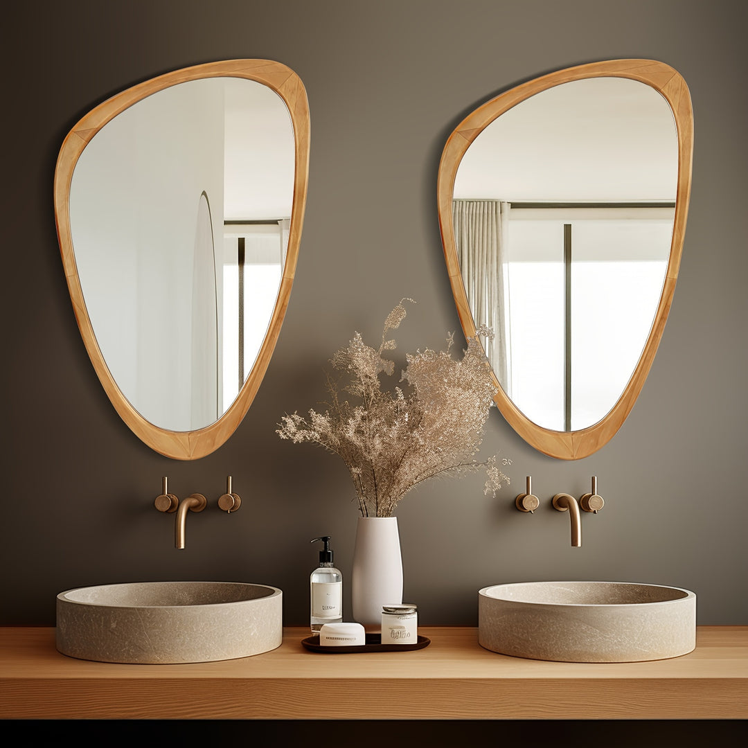 Elegant Asymmetrical Wall Mirror