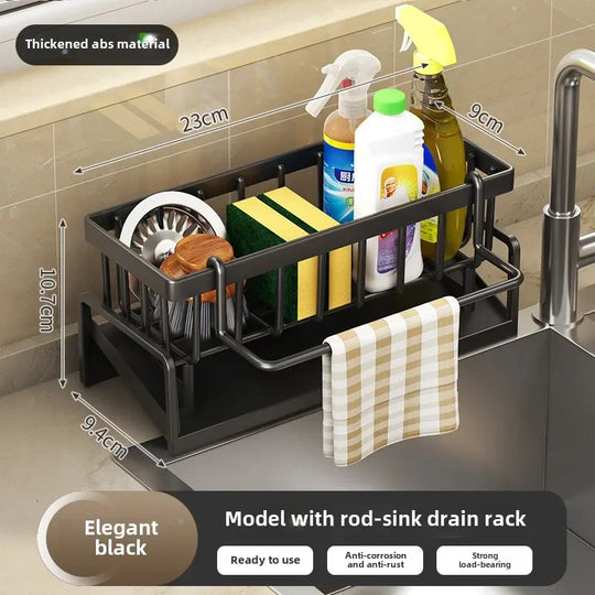 Multi-Functional Kitchen Sink Organizer Rack