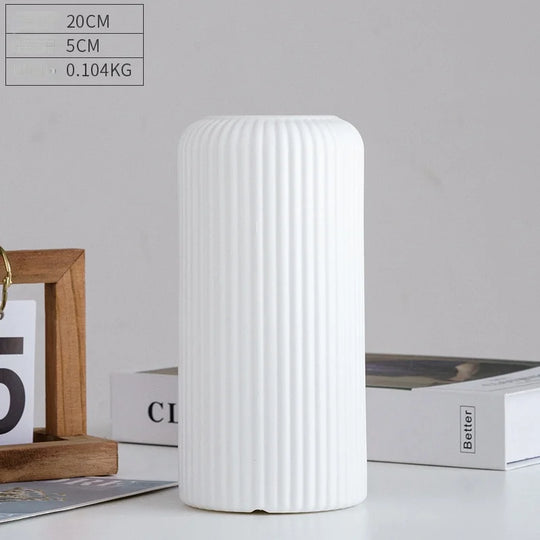 Nordic Modern Plastic Vases