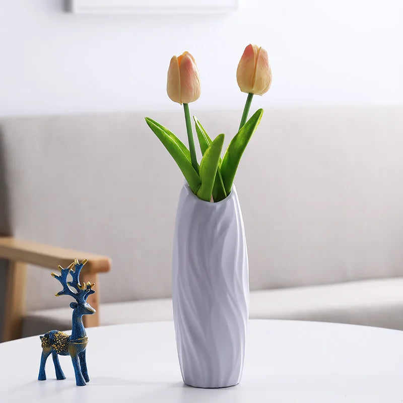 Nordic Modern Plastic Vases