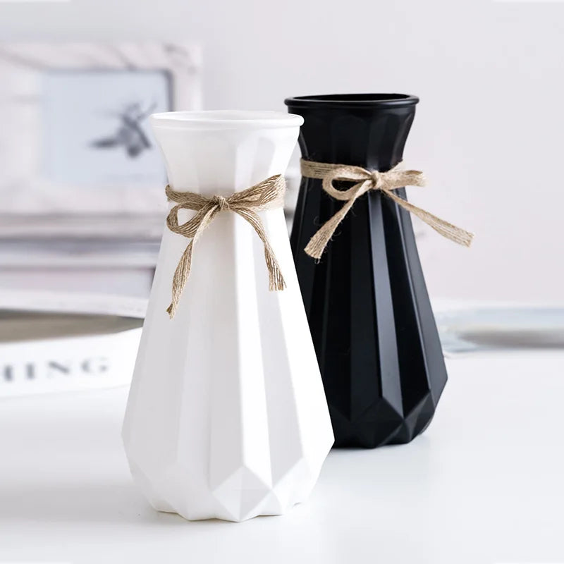 Nordic Modern Plastic Vases
