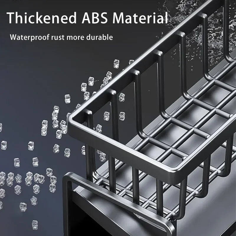 Multi-Functional Kitchen Sink Organizer Rack