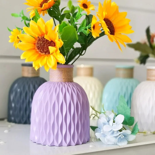 Nordic Modern Plastic Vases