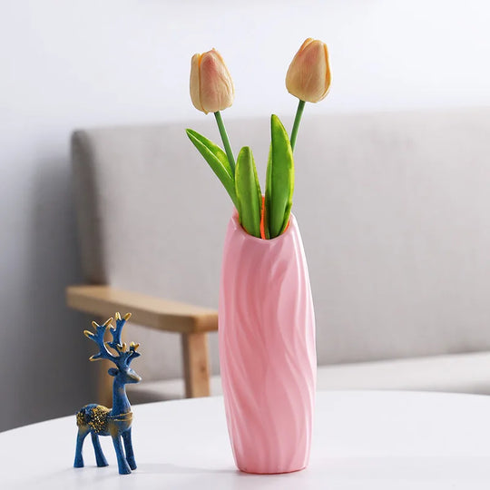 Nordic Modern Plastic Vases