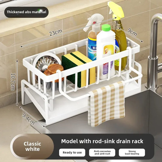 Multi-Functional Kitchen Sink Organizer Rack
