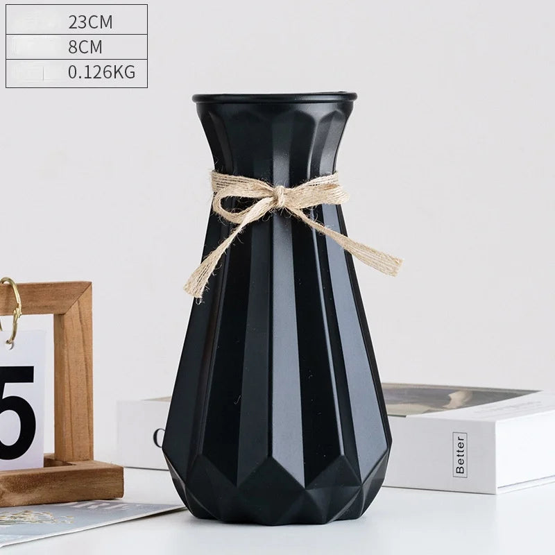 Nordic Modern Plastic Vases